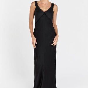 DISSH Elegant Black Sleeveless Midi Dress Size 4